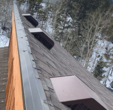 Engineered for mountain living. This high-altitude, steep-slope project utilizes advanced ventilation box vents and reinforced metal drip edges to prevent ice damming during heavy Colorado winter snows.